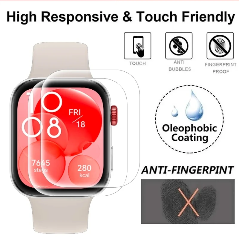 Hydrogel Film HD Soft Anti-Scratch Screen Protector - Premium Smartwatch Accessory
