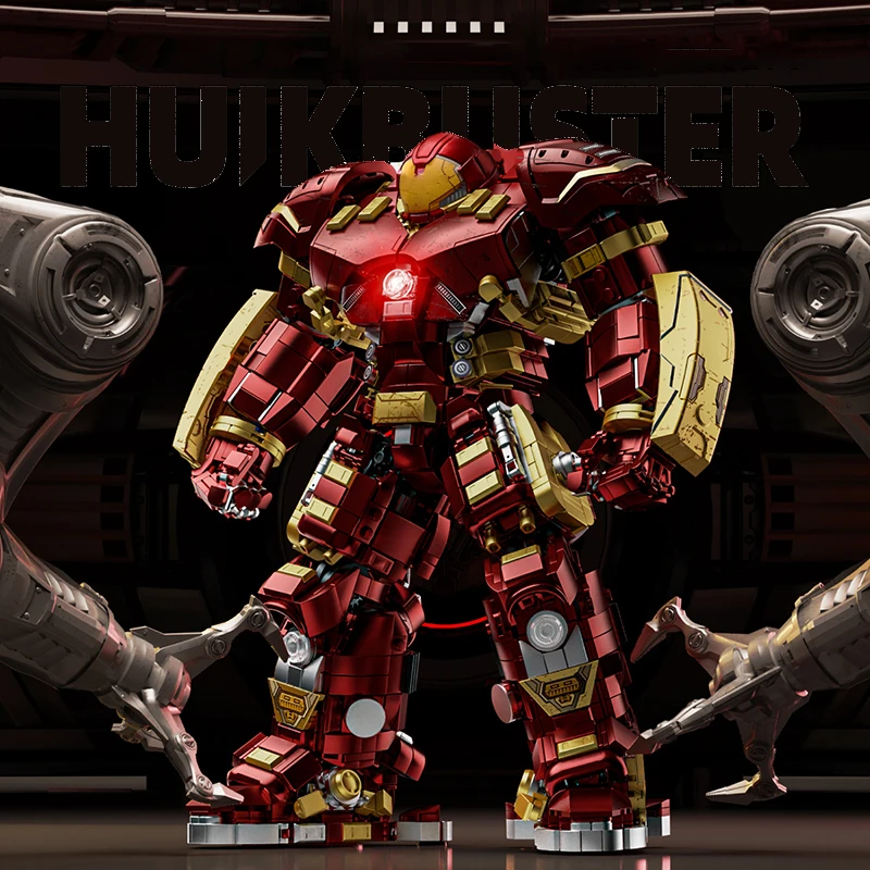 Collectible Toys 2700+pcs Iron Heroes Blocks Action Figures Mark Building Sets Buster Mech DIY Brick For Boys Adult Kids Gifts