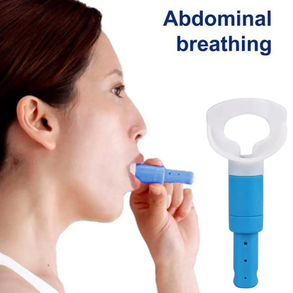 Abdominal Breathing Trainer Exercise Lung Face Respirator Fitness Equipment for Household Healthy Care Accessories breathing exerciser breathing trainer
