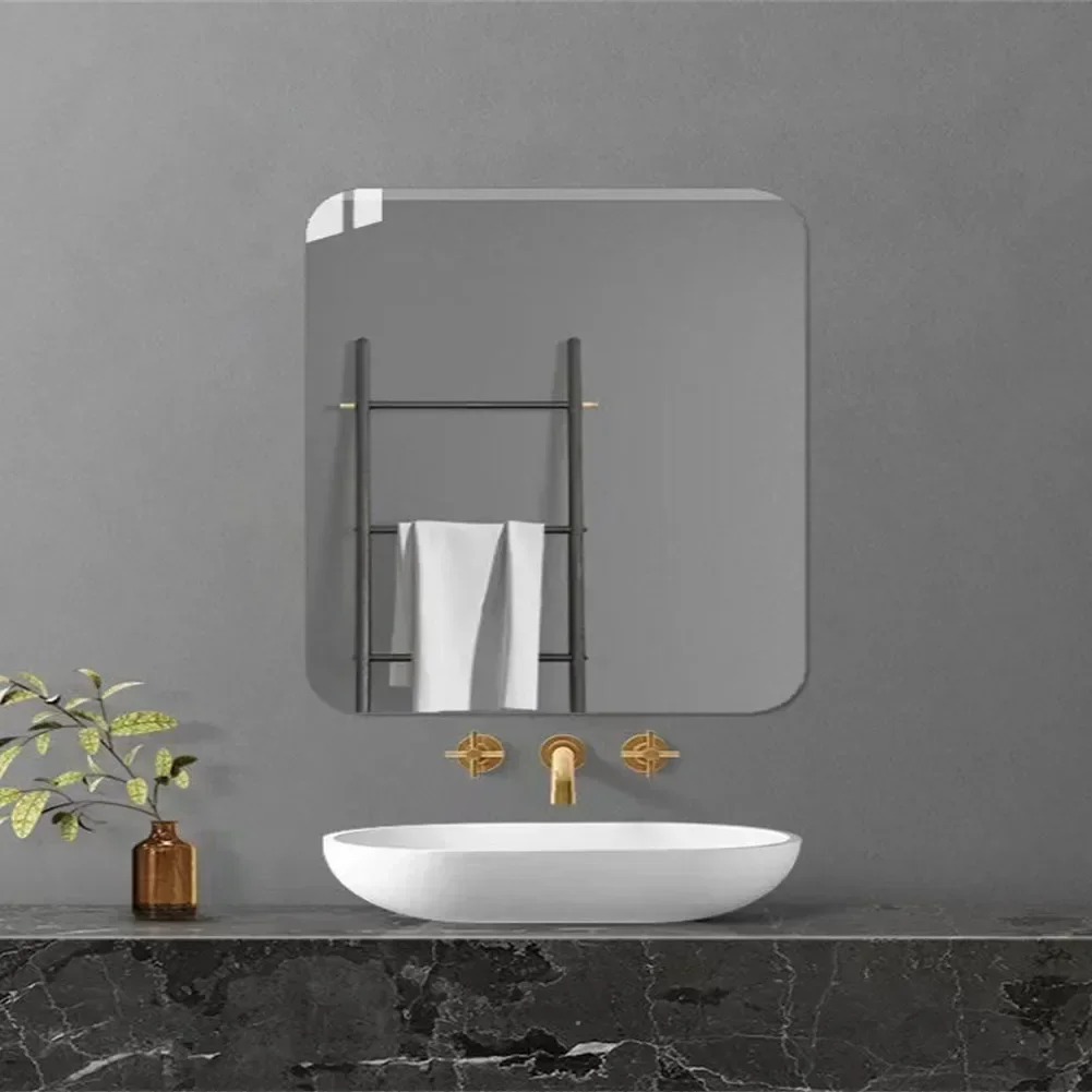 Irregular Mirror Wall Decorative Mirrors For Dressing Bedroom Living Room DIY Self-adhesive Mirror Art Wall Home Decor 4