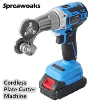 Electric Plate Sheet Cut Scissors Cordless Metal Punch Cutter Free Sheet Cutting Nibbler Saw Power Tools For Makita 18V Battery 1