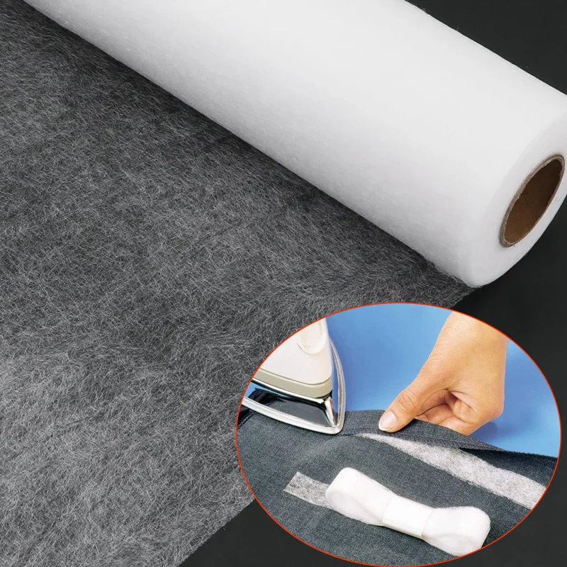 1MFabricFusingTapeDoublesideAdhesiveIrononHemTapeNoSew