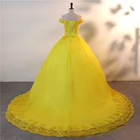 Ashley Gloria Yellow Party Dresses 15quinceanera Dresses 2024 Elegant Ball Gown Classic Lace Vestidos Customized B01 - Image 3