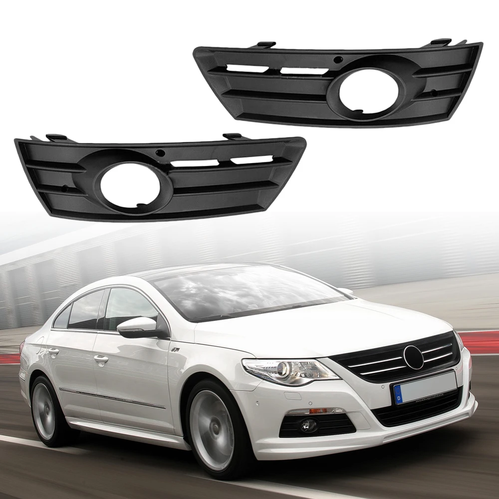 

Передний бампер, противотуманная Рабочая решетка для Volkswagen CC 2008 2009 2010 2011 3C8853665C 3C8853666C