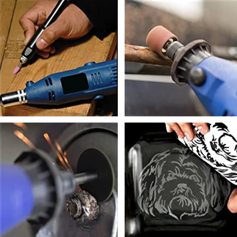 JANGKLIFE 110V - 220V Electric Mini Drill Die Grinder Engraver Polisher with Rotary Tools Set - Image 3