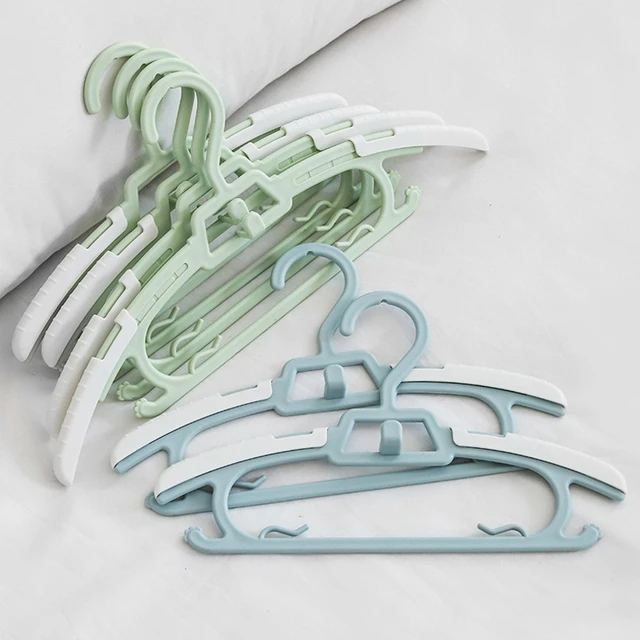 Adjustable Baby Clothes Hanger (for Baby Room) + 4pcs Stackable