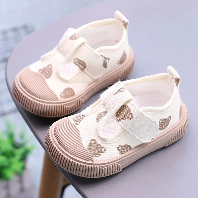 2025 New Spring Baby Girl Shoes Kids Autumn Canvas Shoes Children