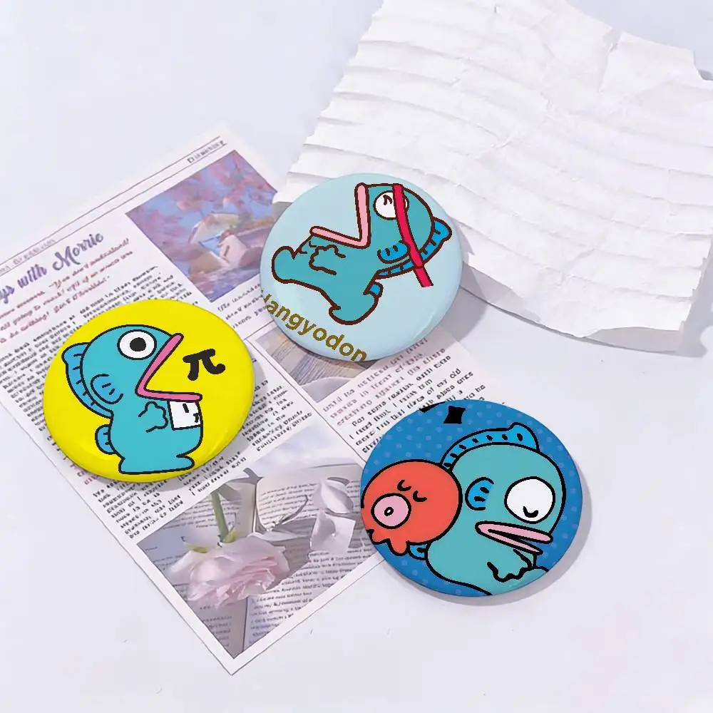Handmade Hangyodon Cartoon Brooch – Cosplay Badge & Backpack Accessory