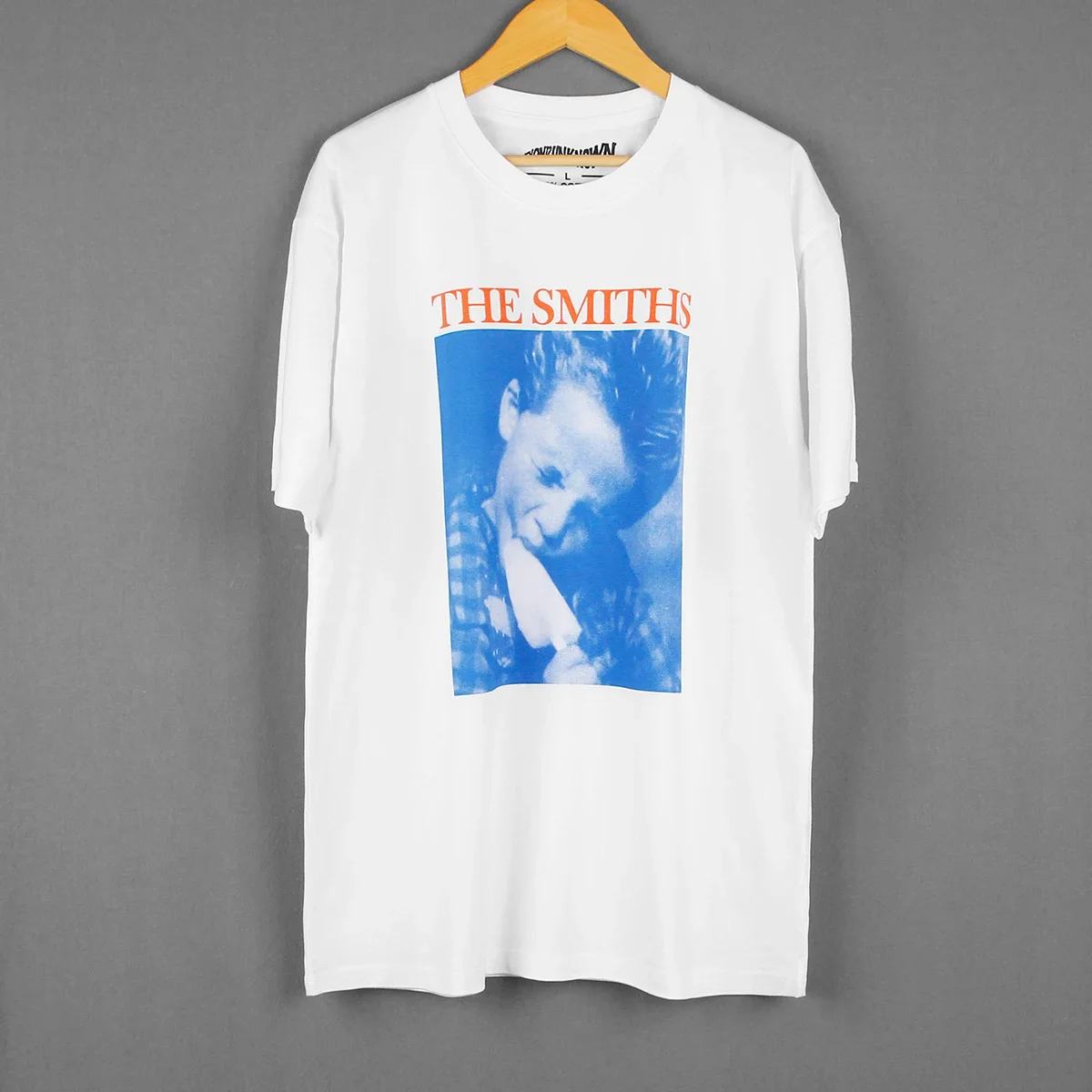 

Футболка The Smiths The Queen Is Dead Tour Post-Punk The Stone Roses Joy Division белая хлопковая летняя футболка