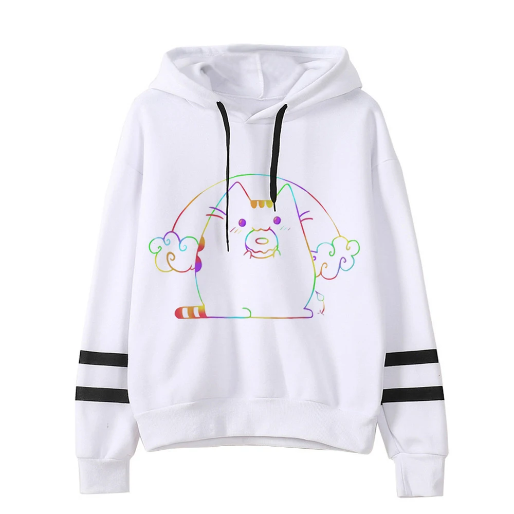 thumbnail image 1 of Ullzang-Sudadera con estampado de gato Pusheen para mujer, ropa con capucha de estilo coreano, Kawaii, Harajuku, 1 of 5