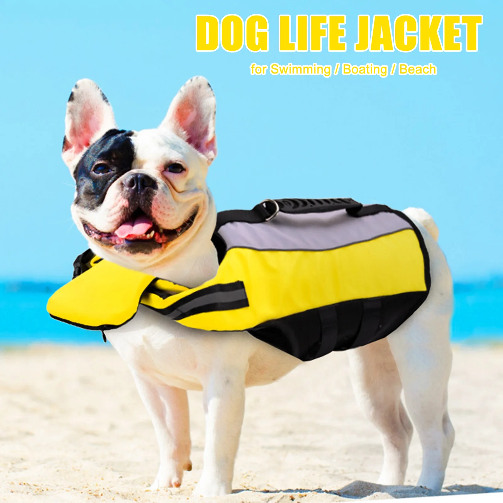 Reflective Dog Life Vest Adjustable Summer Pets Life Jacket for Dogs