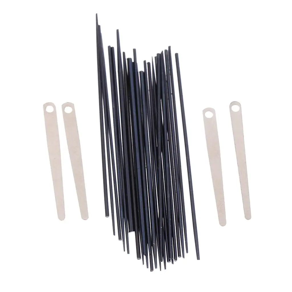 Saxophone Accessories 1 Set 24pcs Sax Spring Needles + 4pcs Sax Spring Leaf Screws DIY
