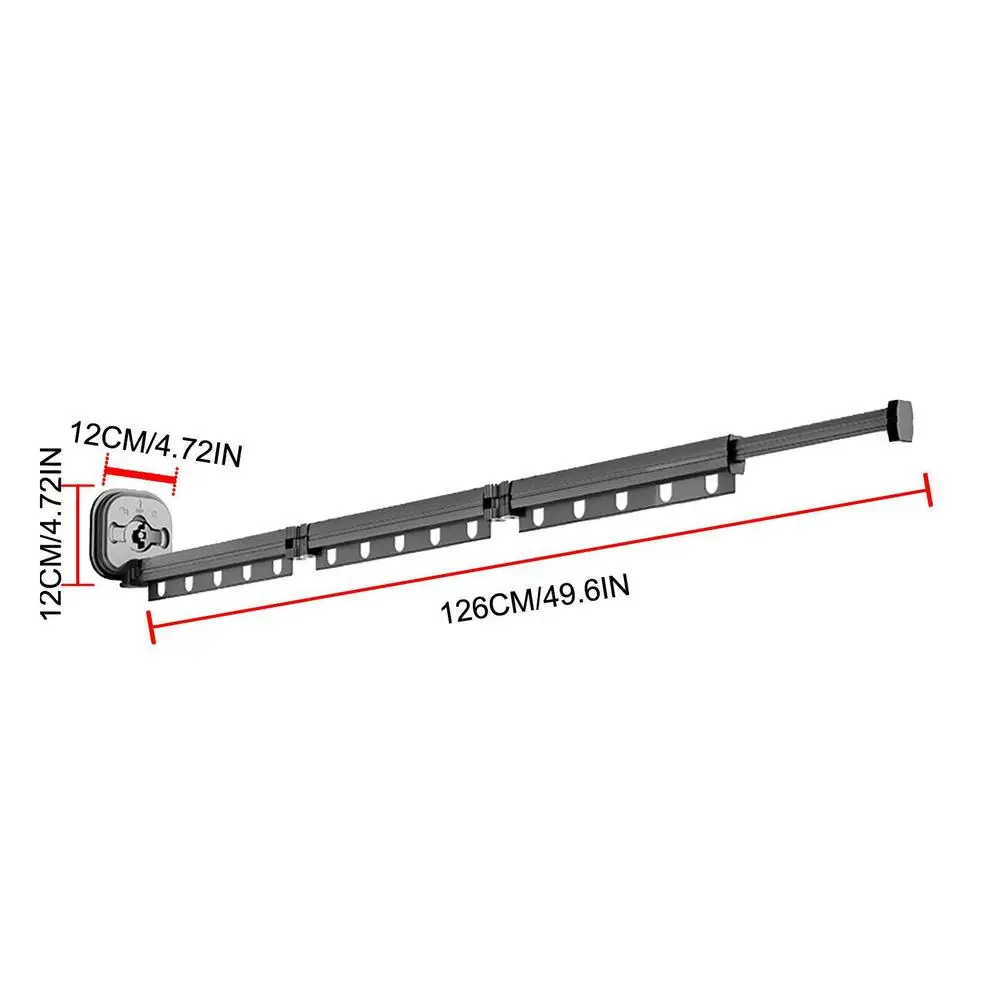 Kleiderbügel Racks Klappbarer Kleiderbügel Wandhalterung Ausziehbarer  Wäscheständer Für Drinnen Und Draußen, Platzsparend, Für Zuhause, Wäsche,  Wäscheleine, Dropship 230627 Von 29,34 €