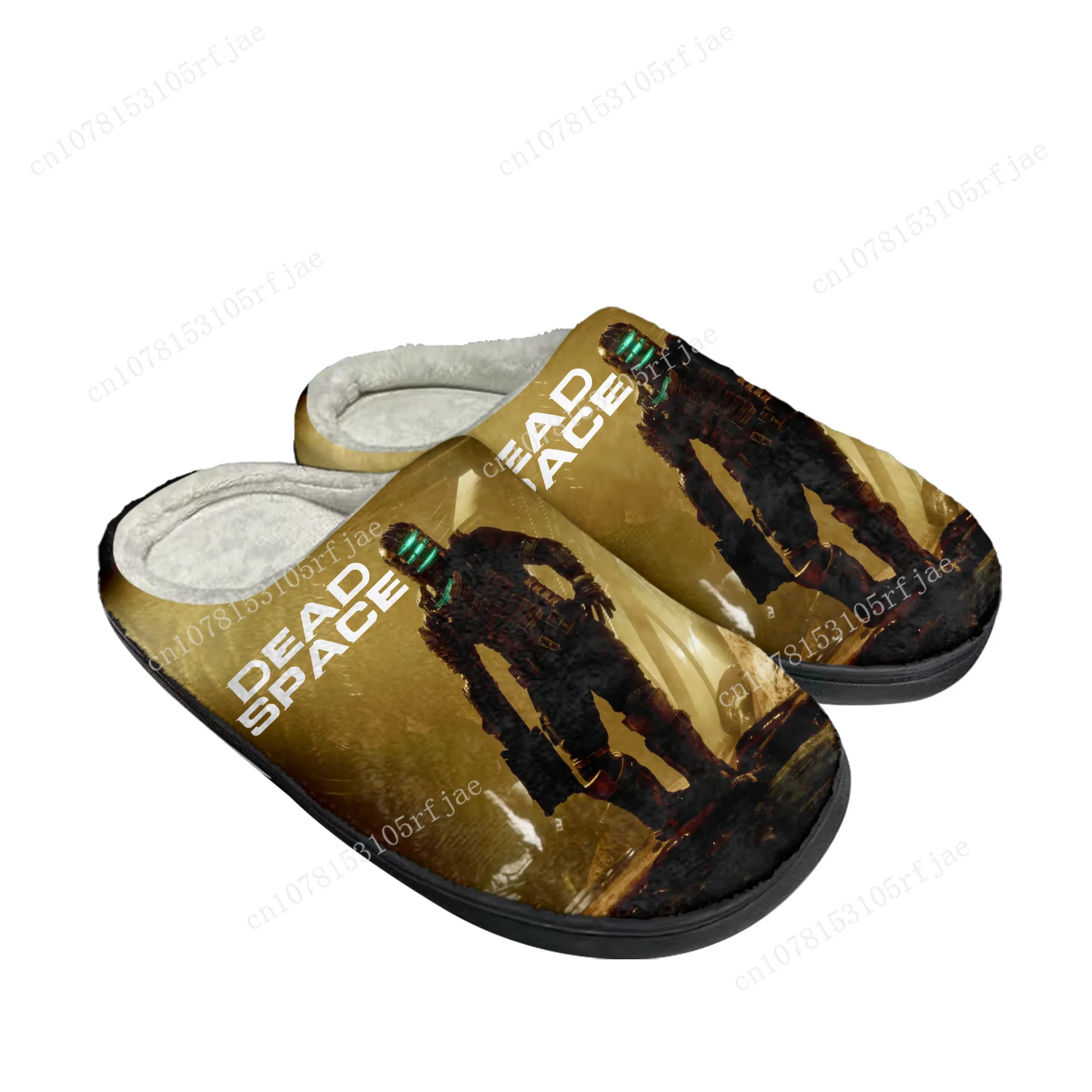 Dead Space Bespoke Home Cotton Slippers Cartoon Game Men Women Plush Bedroom Casual Fashion Keep Warm Shoes Tailor Made Slipper