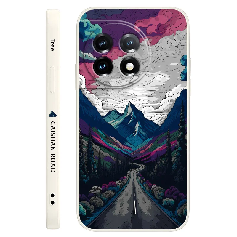 Illusionary Mountain Liquid Silicone Phone Case