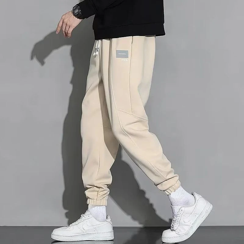 Sweatpants For Men Wide Leg Baggy New Items In Young La Trousers Korean  Style Vintage Plain Free Shipping Track Male Sweat Pants - Sweatpants -  AliExpress