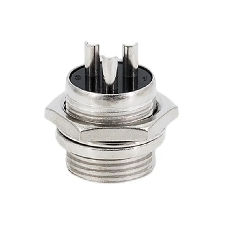 5/10/100Set GX12 GX16 GX20 2 3 4 5 6 7 8 9 10 12 14 15 Pin Docking Aviation Plug Socket Waterproof Circular Connector 5