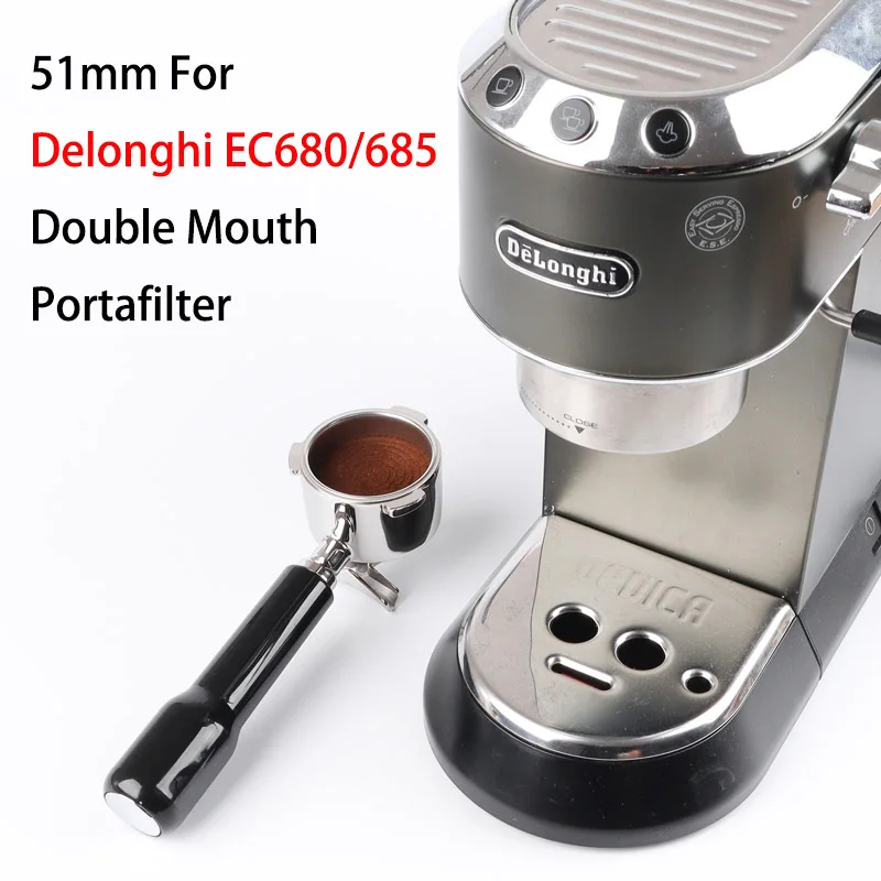 BRACCETTO PORTAFILTRO PER MACCHINE DA CAFFÈ DELONGHI CON FILTRO PER