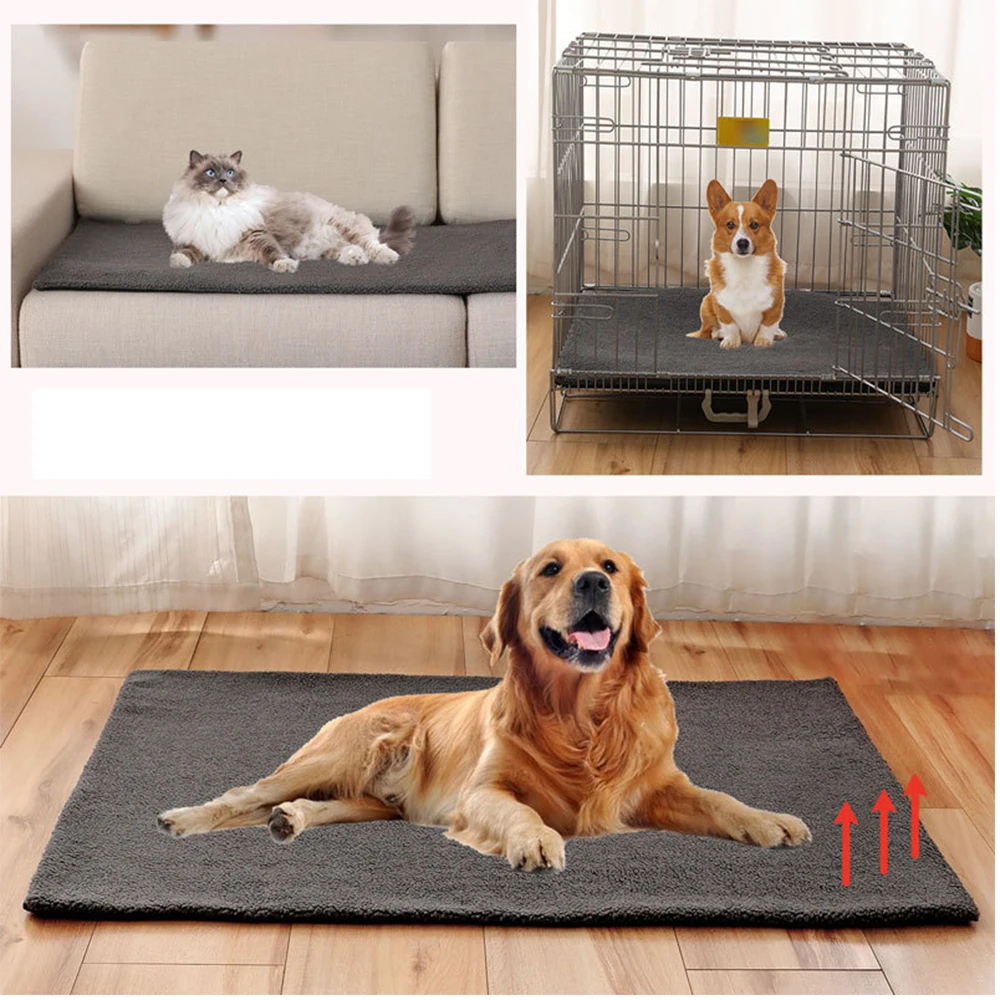 

Self Heating Pet Mat Winter Warm Cat Mats Dog Mat Detachable Anti Slip And Moisture-Proof Dog Litter Mats