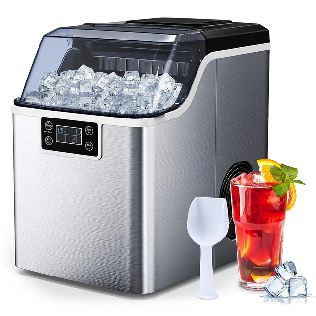 Portable Ice Maker Countertop, 44lbs Per Day, 24 Cubes Ready in 13