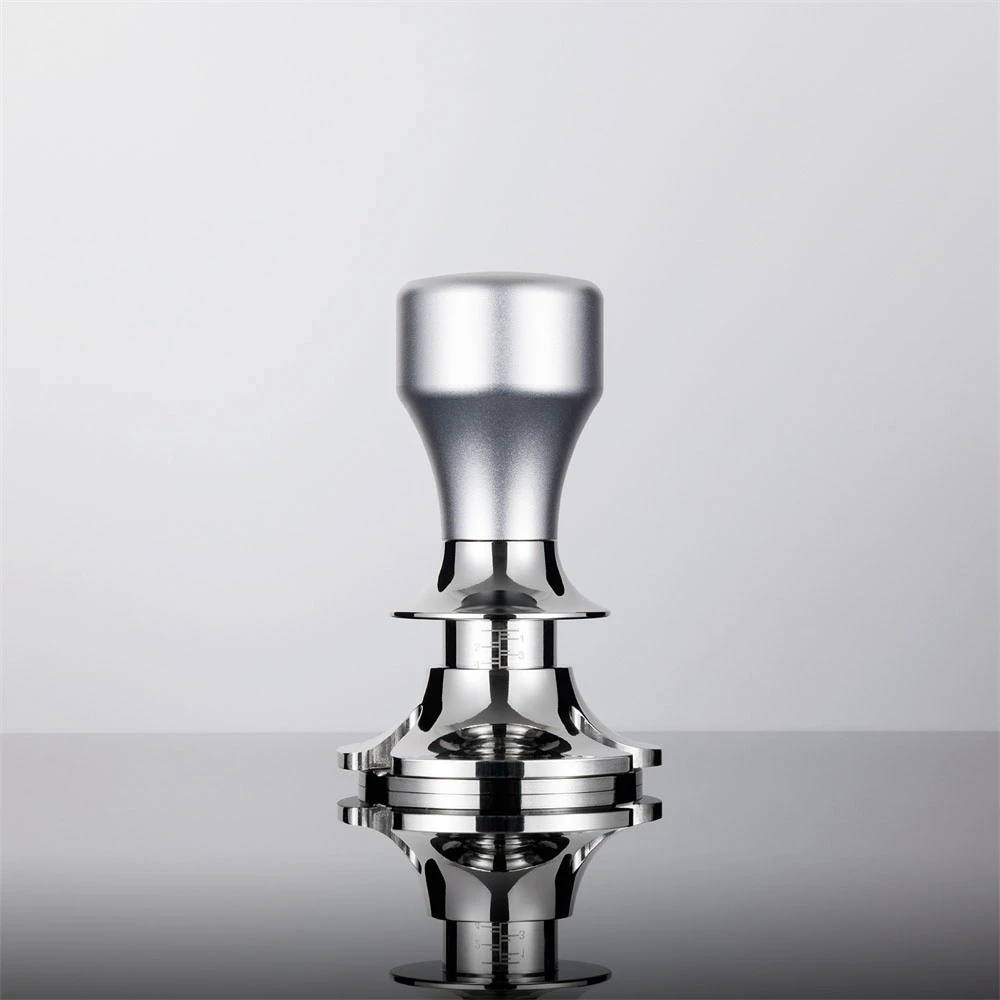Pressure Deviation Adjustable Depth 58.5mm Calibrated Espresso Tamper