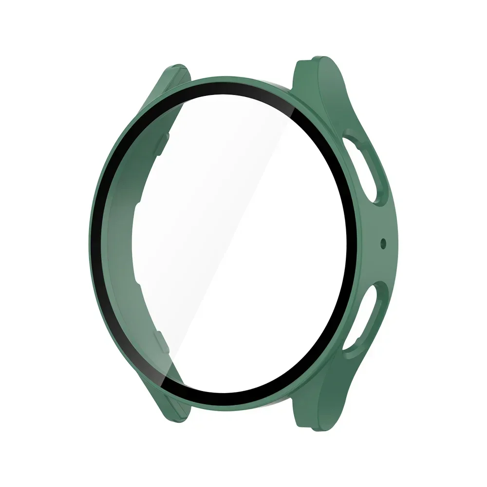 Premium Tempered Glass & PC Protective Bumper for Samsung Galaxy Watch - All-Around Screen Protector