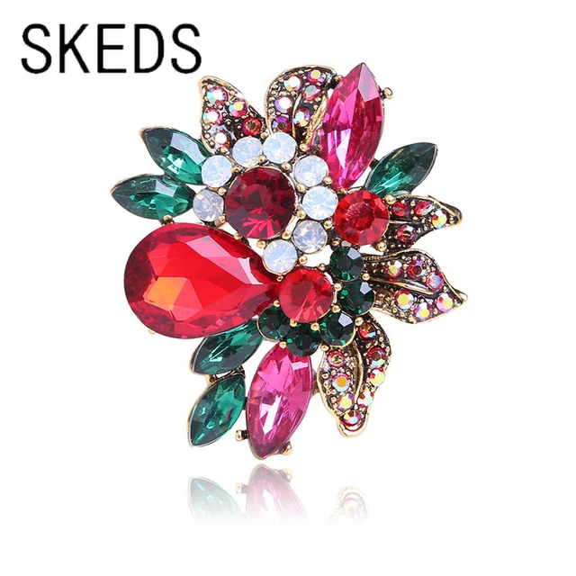 Exaggerate Sparkling Crystal Brooch Pins for Women Fashion Elegant Jewelry  Gift Badge Brooches High Quality Luxury Corsages - AliExpress