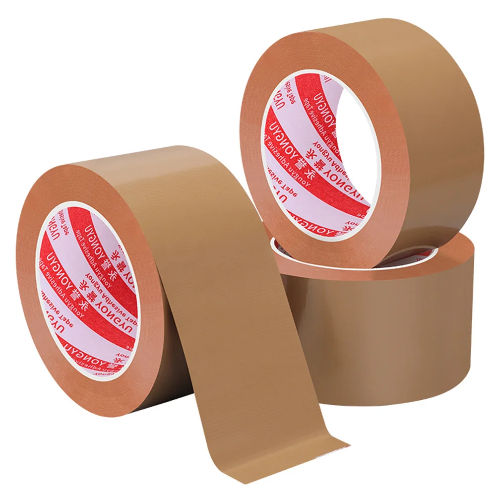 W10-500mm ruban marron ruban de Transport robuste pour sceller l'emballage en mouvement pour l'emballage dans les écoles bureaux maisons ruban de pipeline