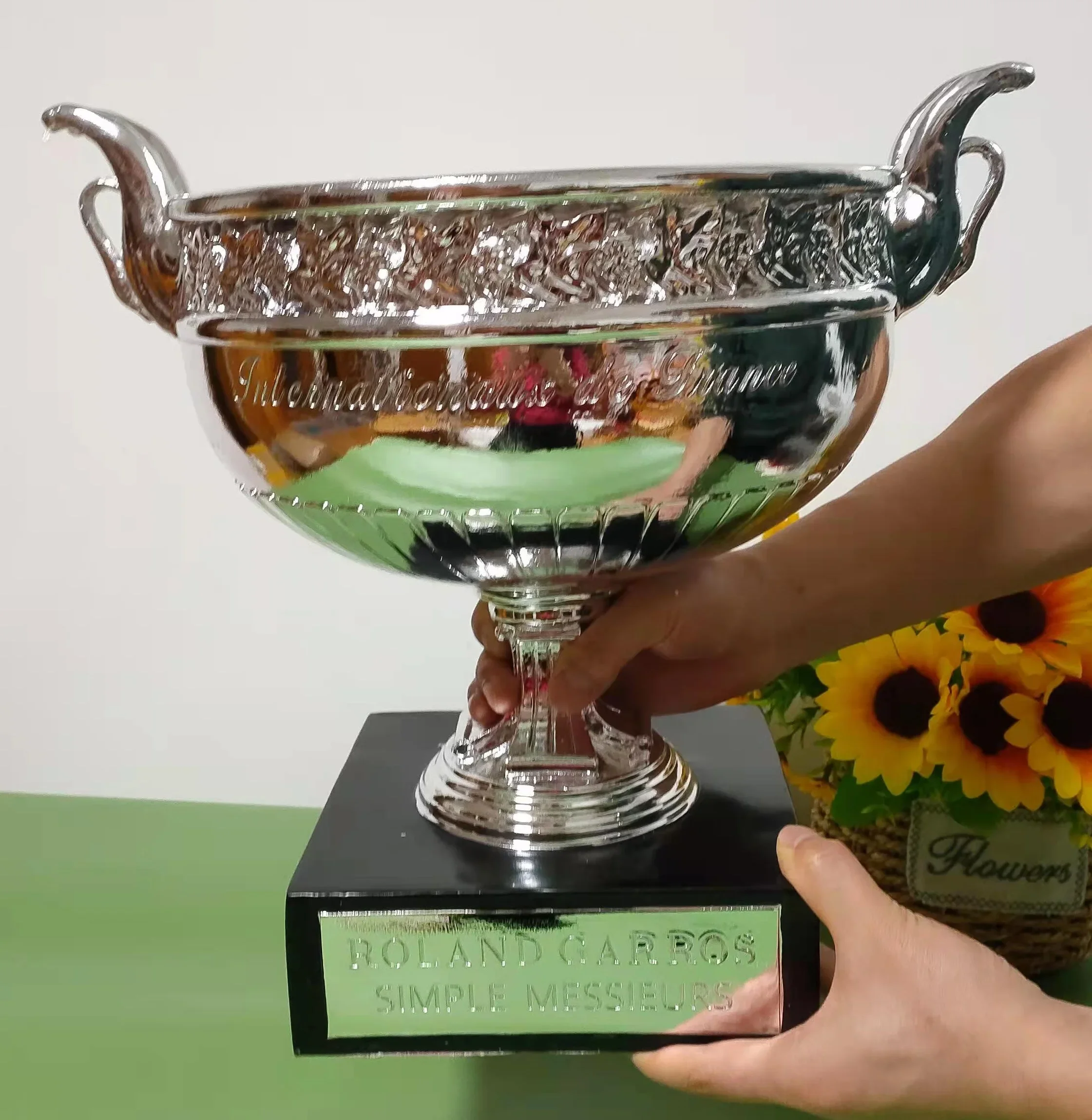 The Grand Slam Tennis Trophy Cup Wimbledon Trophy Cup French Trophy Cup Australian Open Champion The US Open Championship Trophy 3