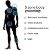 Pubic Hair Shaver VGR Male Intim Shave Intimate Shaving Men's Underhair Chest Arm Groin Area Haircuts Epilator IPX4 Intime Rasor 3