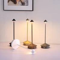 Rechargeable Table Lamp Lampada Da Tavolo Decorative Desk Lamp Creative Dining Touch Led Hotel Bar Coffee Pina Pro Table Lamp 2