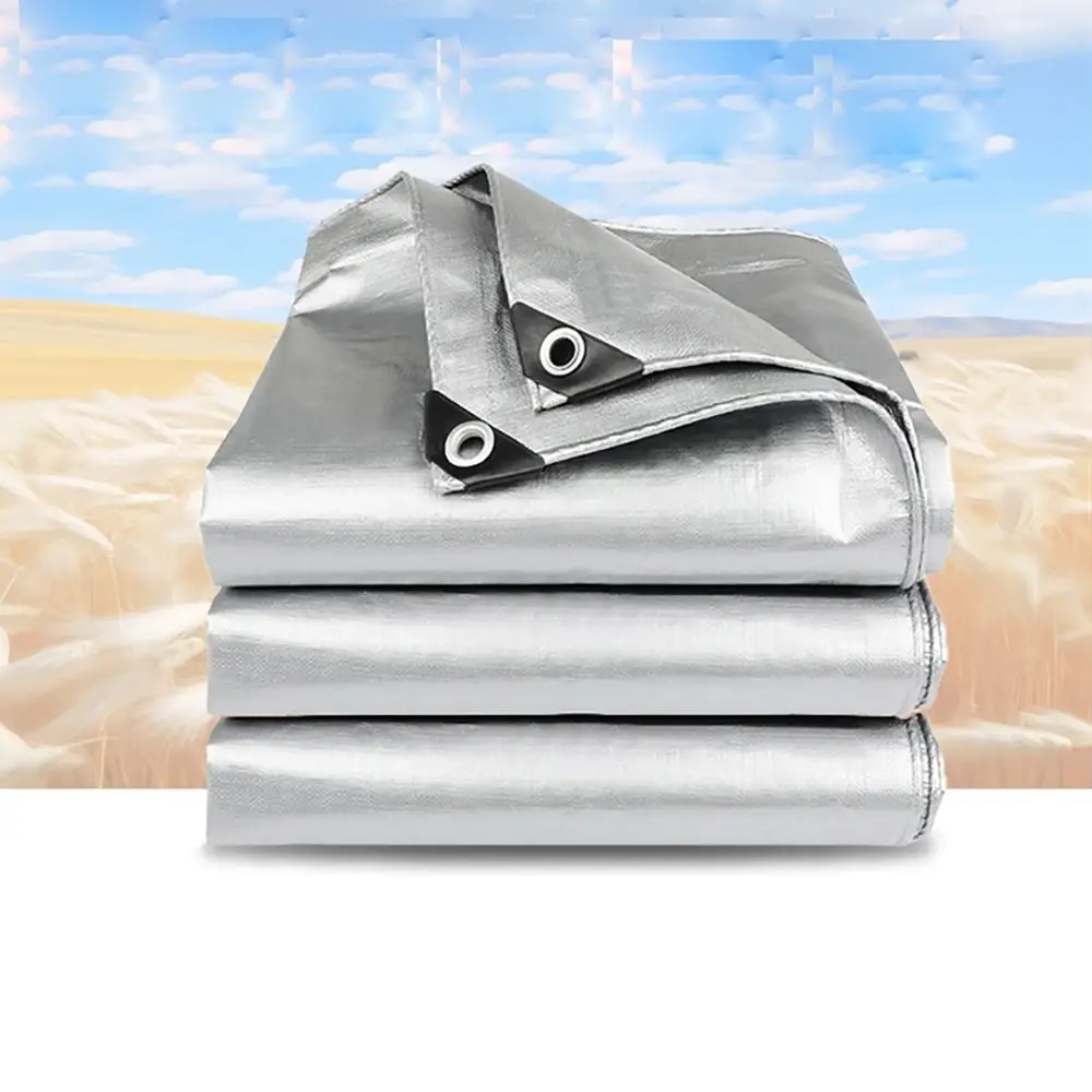Lona Resistente Al Agua (20 X 30 Pies - Marrón/plateado) De 10 Mil De Grosor, Lona Multiusos Ideal Para Tienda De Campaña, Barco, Caravana O Cubierta De Piscina, Sombra Y Más
