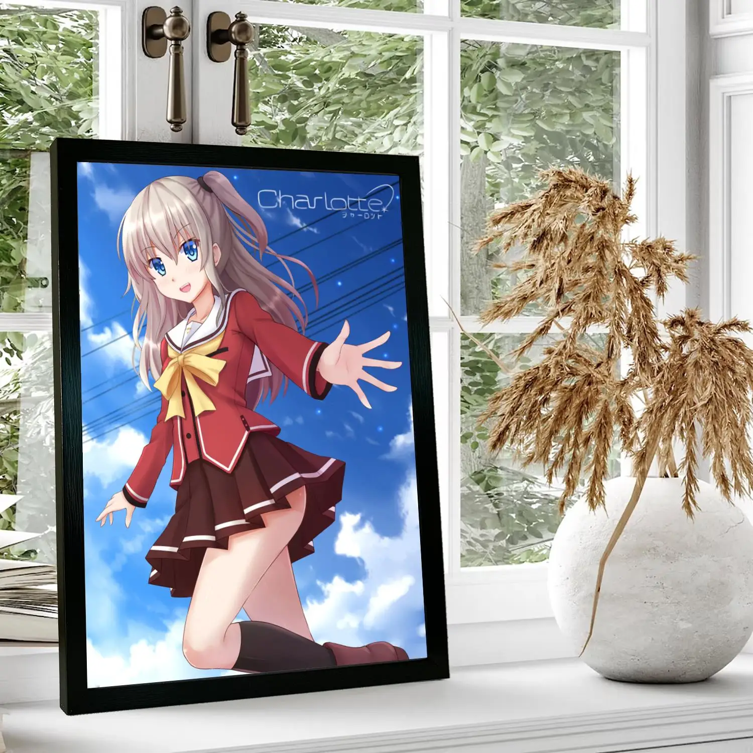 Charlotte Anime Canvas Art Poster and Wall Art, Picture Print