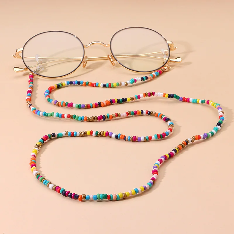 New Fashion Women Reading Glasses Chain Beaded Sunglass Lanyard Necklace Hang on Neck Eyewear Necklace Accessoriess Gift - 4