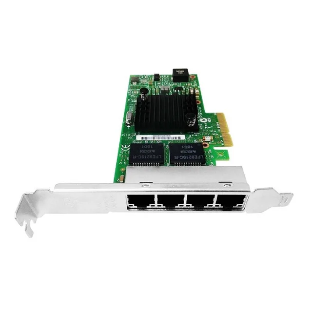 10/100/1000Mbps PCI Express Network Adapter Intel I350-T4