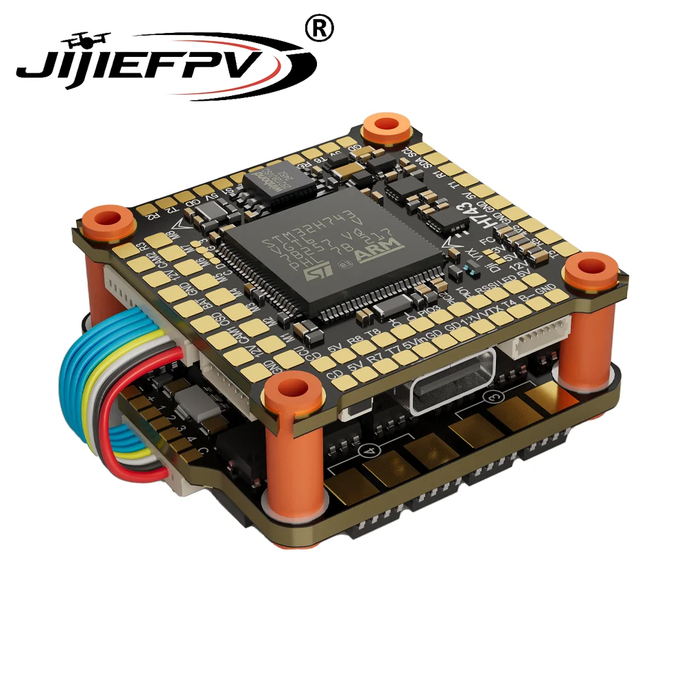 Stack FPV H743 6S 55A - Contrôleur de vol et ESC 4 en 1