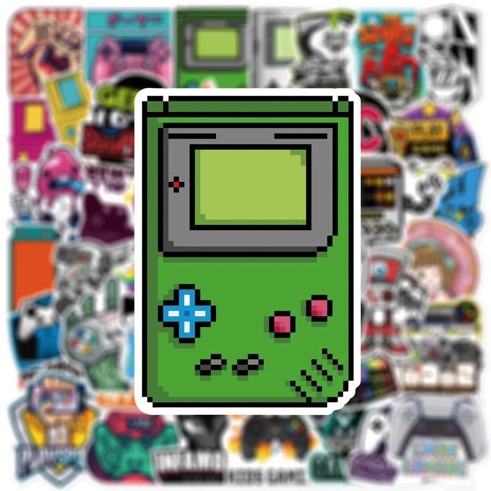10/30/50pcs Retro Nostalgic Game Console Stickers Vintage Video Game Cartoon Decal DIY Skateboard Car Cartoon Graffiti Sticker - 4
