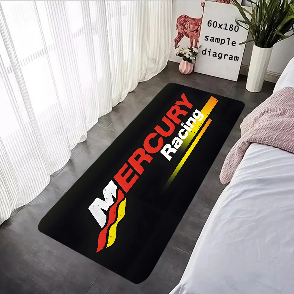 M-Mercury Racing Floor Mat Graphic Printed Flannel Doormats for ...