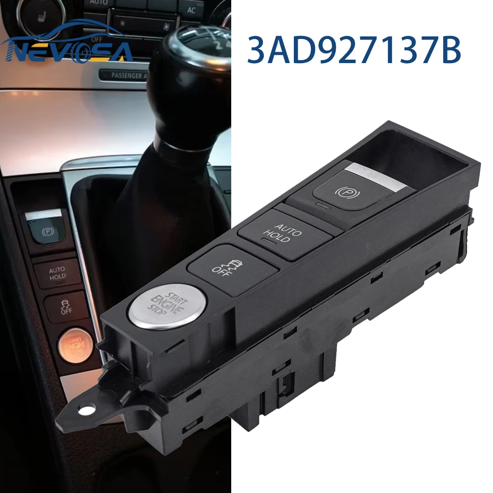 Handbremsschalter Für VW CC Passat B7 - Elektronischer Parkknopf 3AB927137A