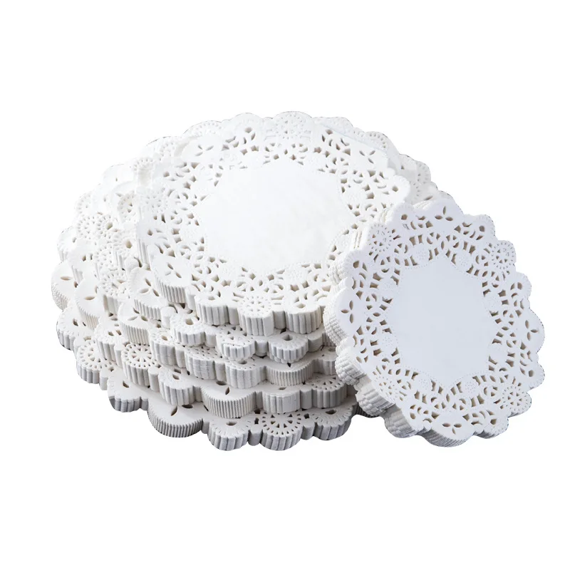 100 fogli 3.5/4.5/5.5/6.5 pizzo bianco cavo Scrapbooking sfondo materiale carta per buste diario carte decorazione diario