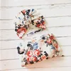 Baby Swaddle Blanket and Bandana Donut/Ruffle Hat Newborn Cotton Swaddle Wrap Set 2 Piece Set 4