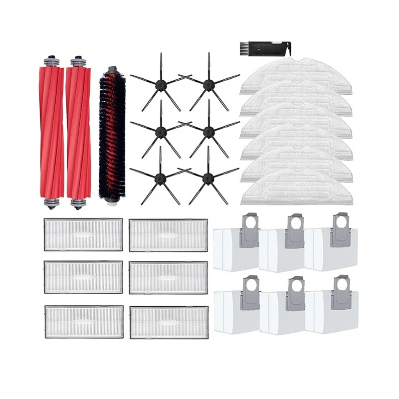 

Main Side Brush Hepa Filter Dust Bag Rolling Brush For S7 MaxV Robot Vacuum T8DF