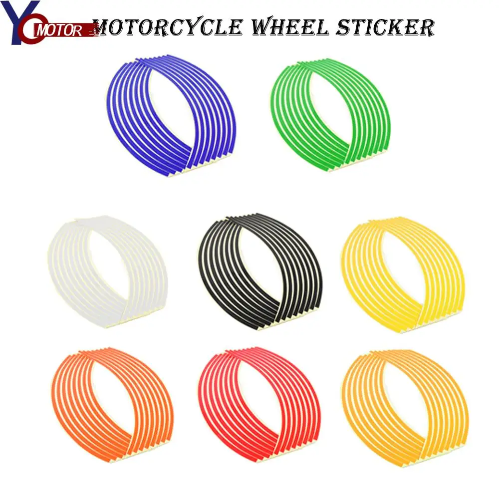 Universal with 17inch/18inch wheel wheel Strips Motorcycle Accessories Reflective Wheel Sticke For 400 450 525 SX EXC MXC XC XCw