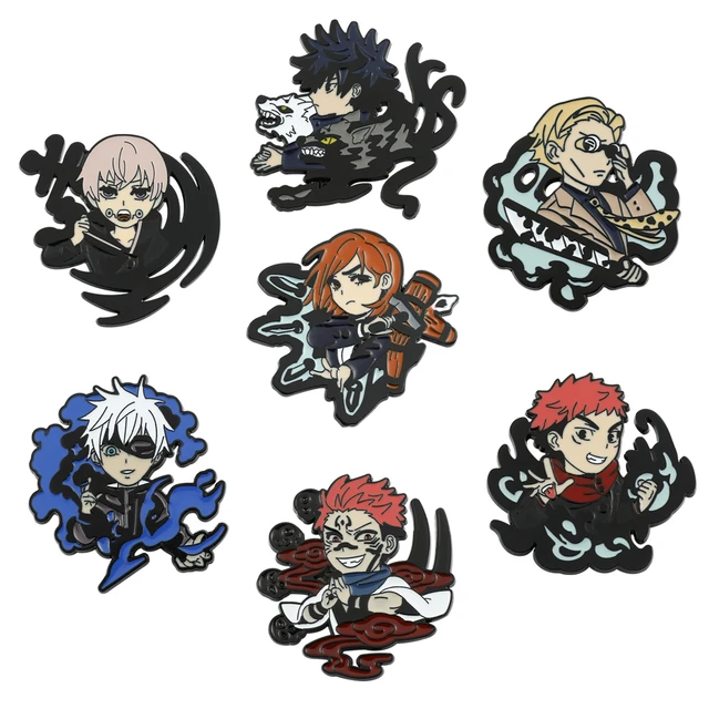 split] jujutsu kaisen jjk enamel pins