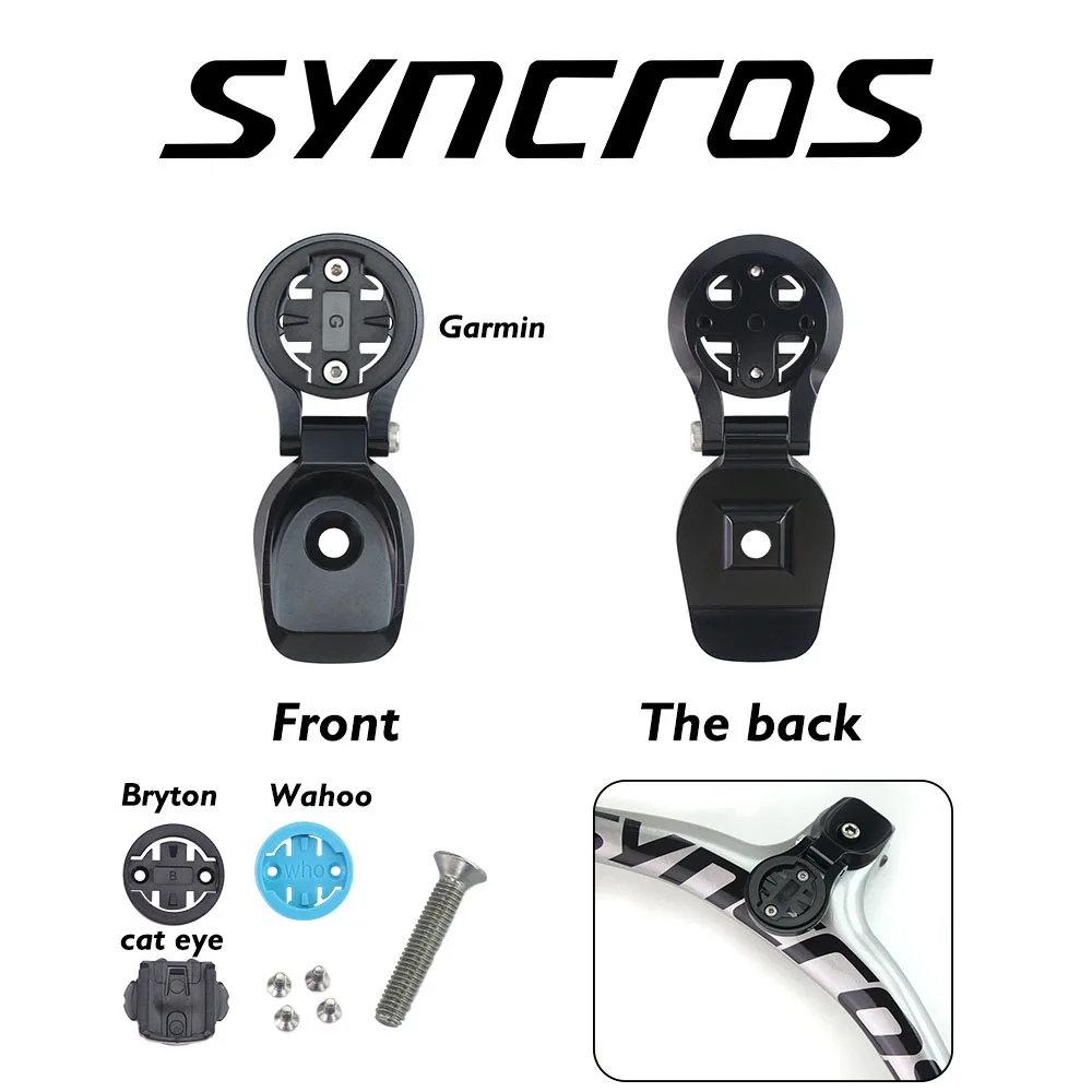 

Syncros Frasert IC Adjustable Top Cover Bike Aluminum Alloy Computer Mount Fits Garmin Bryton Models Carbon Bicycle Accessorie