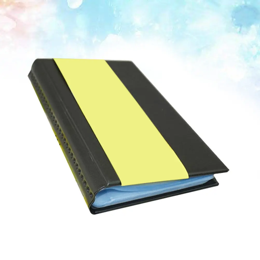 비즈니스 앨범 120 카드 PVC 홀더 얇고 가벼운 스크래치 방지 방수 카드 정리함 비즈니스용 안전한 신용 카드 케이스