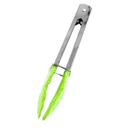 18cm Metal Silicone BBQ Tongs Food Serving Grill Food Tongs Stainless Steel Locking Cooking Tongs Tools Gadget For Home Kitchen - Image 8