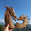 Resin Dragon Statues Dragon Figures Art Garden Decoration Fantasy Animal Sculptures Ornaments For Patio Front Lawn Garden Decor 1