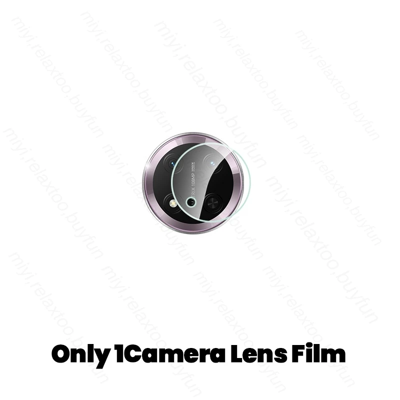 Premium 4-in-1 Curved Glass Case with Camera Lens Protection