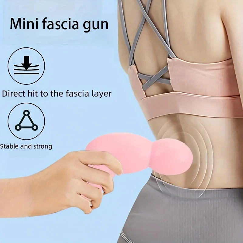 Mini fascia gun, suitable for relaxing muscles and body after sitting for a long time, small and exquisite design, easy to carry